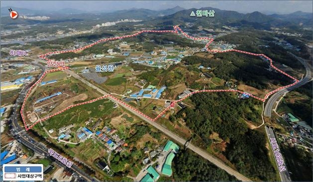 남양주 양정역세권 복합단지 개발사업 2구역 사업대상지(붉은 점선 안) /남양주도시공사 제공