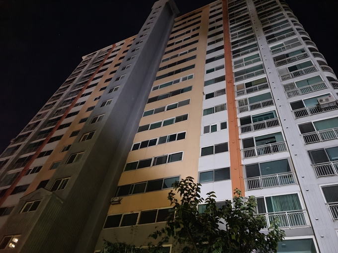 망포통 한 아파트 1380세대에 정전이 발생했다. (사진=독자 제공)