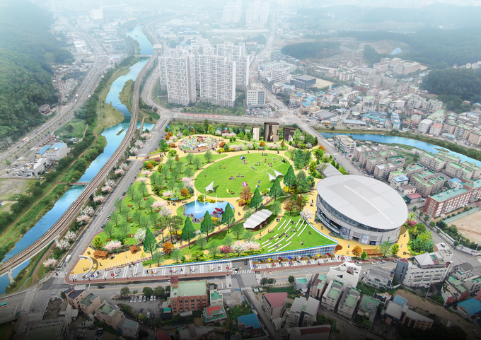용인 센트럴파크 조감도 (사진=용인시 제공)