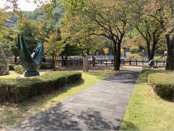 양주시립 장욱진미술관에서 조각공원에 민복진 존(zone)을 조성했다. (사진=양주시 제공)
