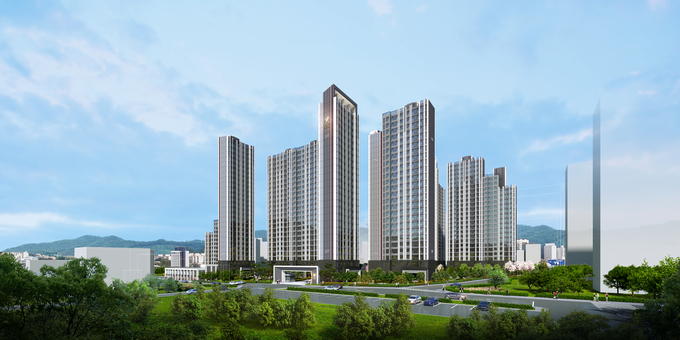 대곡역 롯데캐슬 엘클라씨 투시도 (사진=롯데건설 제공)