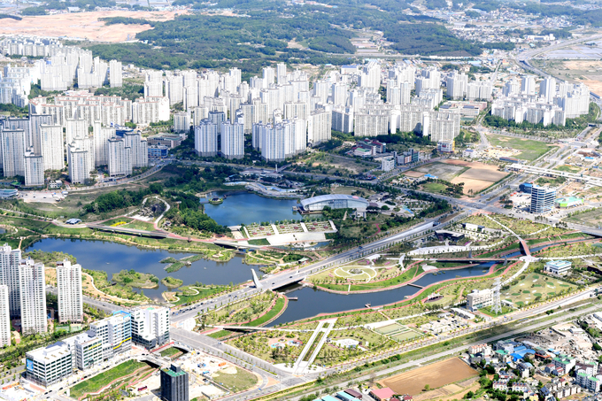 운정호수공원. (사진=파주시 제공)