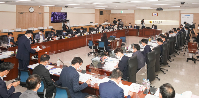 경기도의회 예산결산특별위원회가 회의를 진행하고 있다(사진=경기도의회 제공)