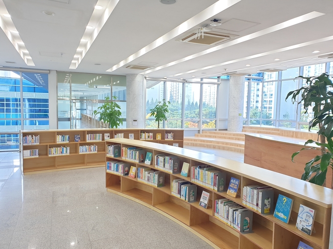 청년들의 진로와 취업 특화 공간으로 다시 조성된 용인시 기흥도서관. (사진=용인시 제공)