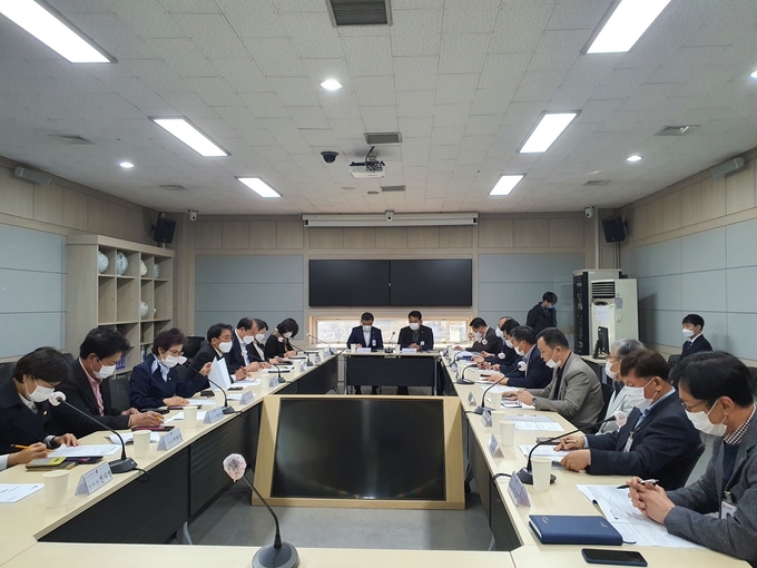2일 기흥구청에서 열린 간담회 모습 (사진=용인시 제공)
