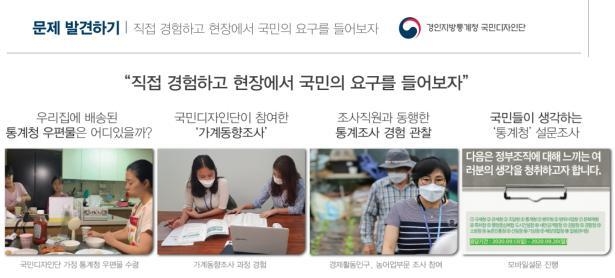 경인지방통계청 국민디자인단 성과보고서 중 일부 (자료=경인지방통계청)