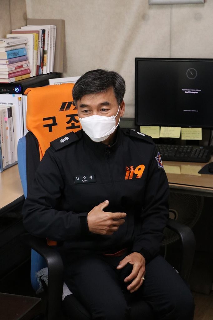 하남소방서 양승춘 구조대장(사진=경기도 제공)