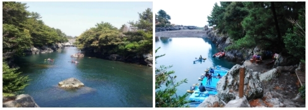 시간마저 멈춰버린 아름다운 비경 '쇠소깍' / 사진=웹투어 제공