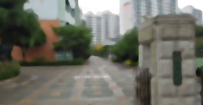 코로나19 확진자가 발생한 용인시 A 중학교 모습. (사진=학부모 제공)