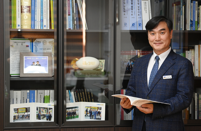김석철 경기도농업기술원장 (사진=조병석 기자)