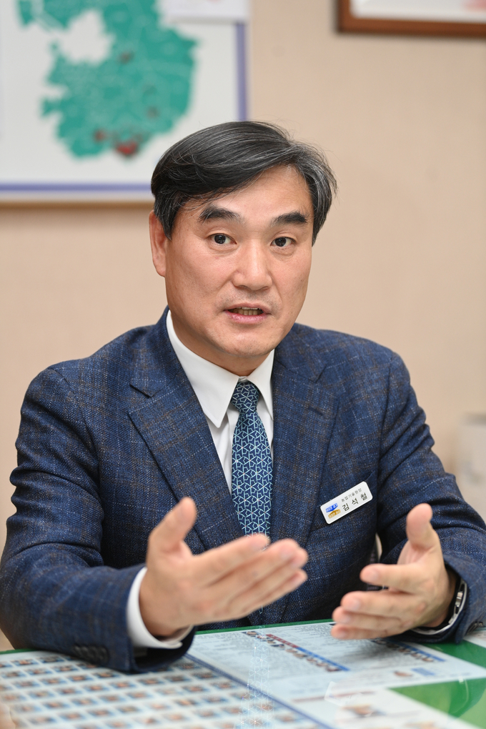 김석철 경기도농업기술원장 (사진=조병석 기자)