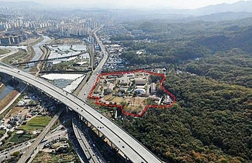 하늘에서 본 캠프 잭슨 (사진=의정부시 제공)