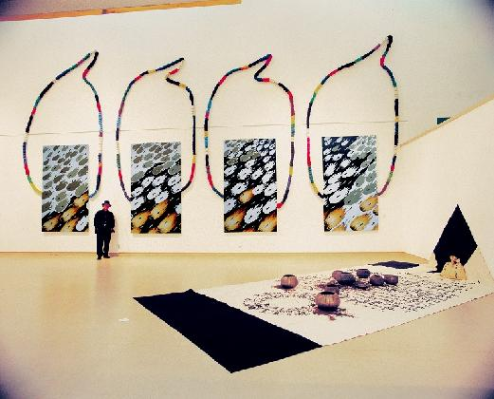 이승택작품2 '무제', 1994, 혼합재료, 가변크기, 작가 소장. (사진=국립현대미술관 홈페이지)