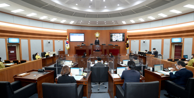 오산시의회는 27일간의 일정으로 제254회 오산시의회 제2차 정례회를 개회했다. (사진=오산시의회 제공)