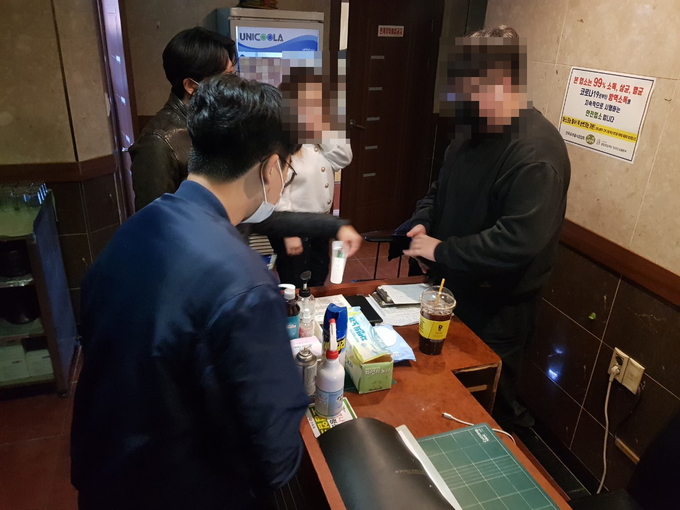 구리시, 수능시험장 주변 집합금지 및 코로나19 대응 일제 단속을 지난 27일부터 실시하고 있다. (사진=구리시 제공)