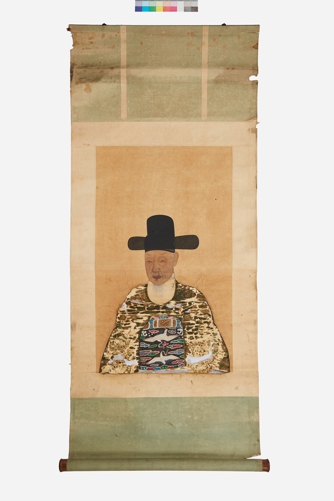 양주 회암사지 발물관이 소장하고 있는 '안표 초상화'(사진=경기도 제공)