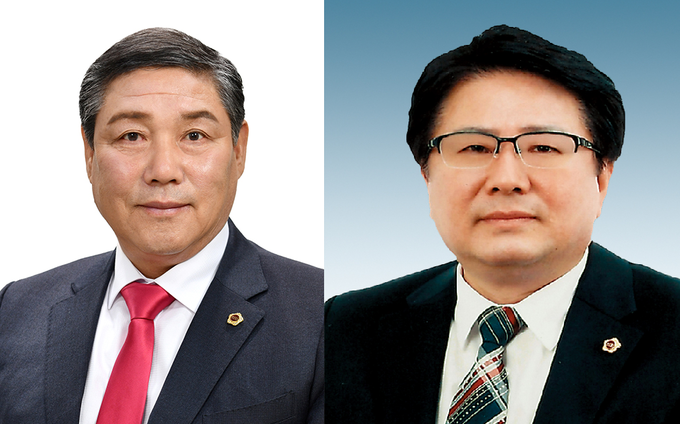 경기도의회 김규창(외쪽) 의원과 조광희(오른쪽) 의원(사진=경기도의회 제공)