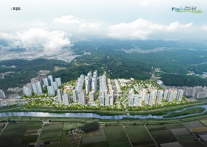 파주 주한미군 캠프하우즈 반환지역의 개발 조감도. (사진=파주시 제공)