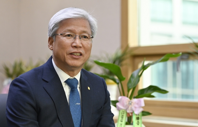 이민우 경기신용보증재단 이사장 (사진 = 황준선 기자)