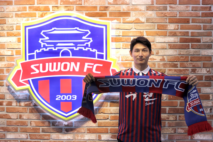 2021시즌을 앞두고 수원FC로 새롭게 둥지를 옮긴 김상원 모습 (사진=수원FC 제공)