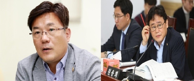 경기도의회 최만식(왼쪽) 문화체육관광위원장과 원용희(오른쪽) 의원
