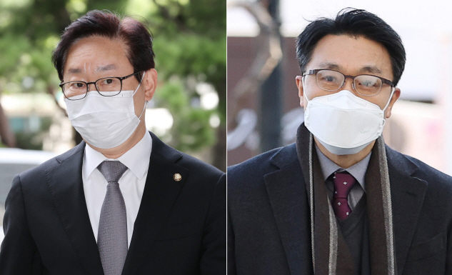 김진욱 공수처장 후보자(오른쪽), 벅범계 법무부 장관 후보자. 사진= 연합뉴스 