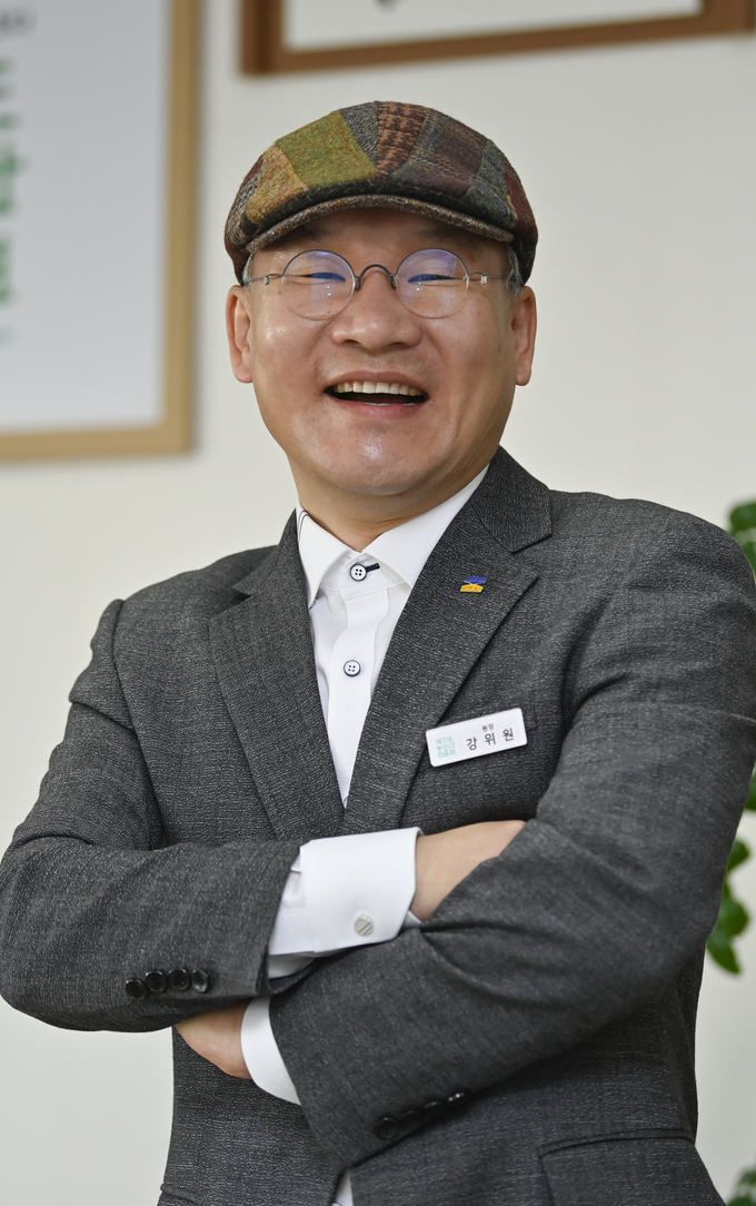 강위원 경기도농수산진흥원장 (사진 = 황준선 기자)