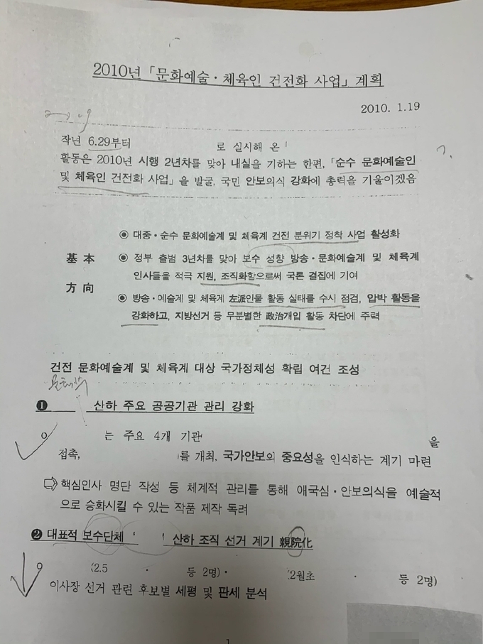 지난 20일 경기신문이 단독 입수한 국정원 사찰 문건. (사진=내놔라 내파일 시민행동 제공)