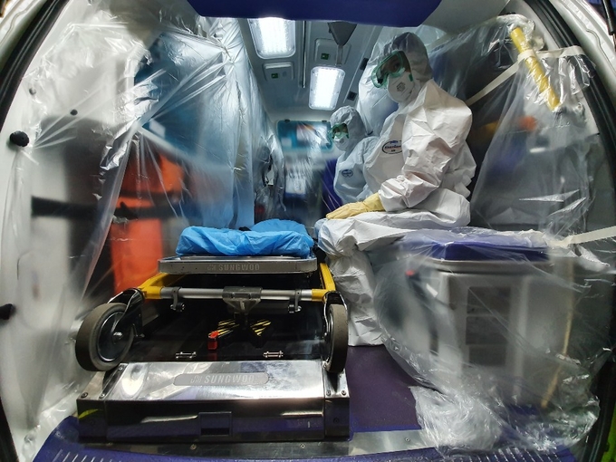 구리소방서가 2020년 코로나19 대응활동 분석결과 발표했다. (사진=구리소방서 제공)