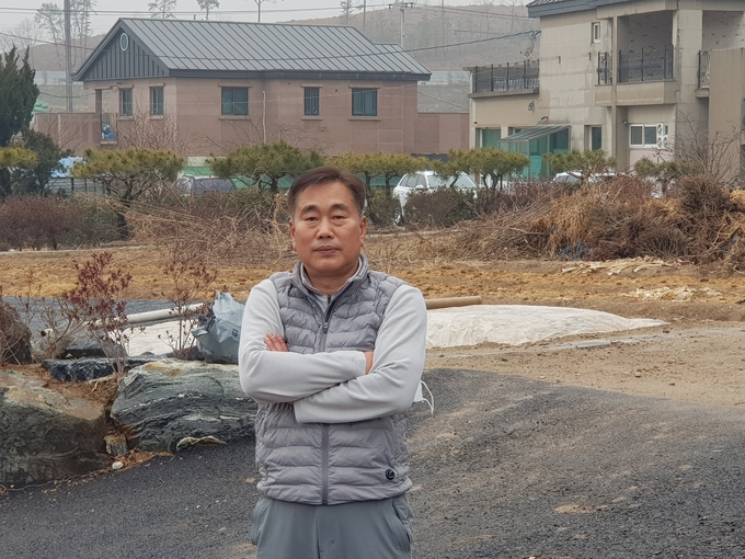 화성시 매송면 심용진 원평1리 이장(사진=박환식 수습기자)