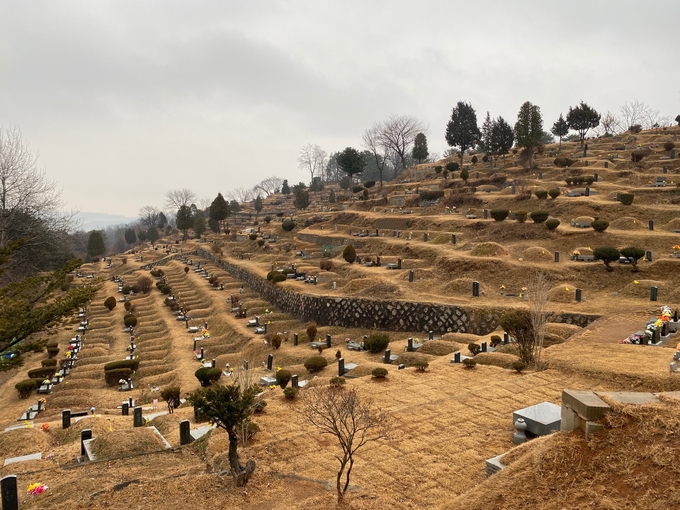 구리시가 지난 26일 설 연휴 ‘구리시립묘지 전면 폐쇄’ 조치를 내렸다. (사진=구리시 제공)