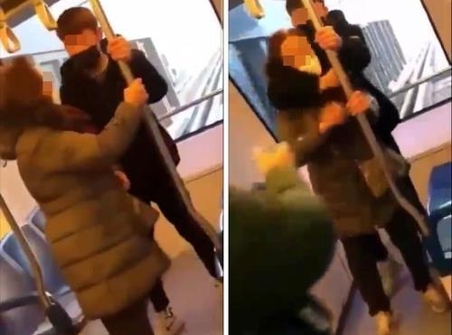 의정부경전철 등 공공장소에서 노인을 폭행하는 영상이 온라인에서 퍼져 논란이 된 중학생들에게 경찰이 ‘노인학대죄’를 적용하기로 했다. (사진=연합뉴스 제공)