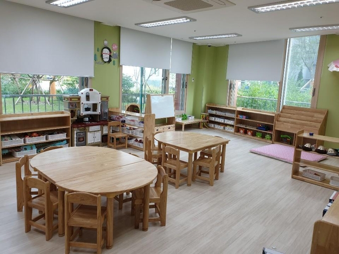 운정3지구에 오는 4월 개원을 앞둔 어린이집 내부 모습. (사진=파주시 제공)