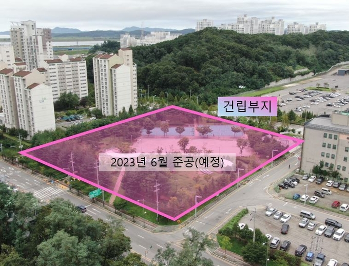 문산중앙도서관 건립부지. (사진=파주시 제공)