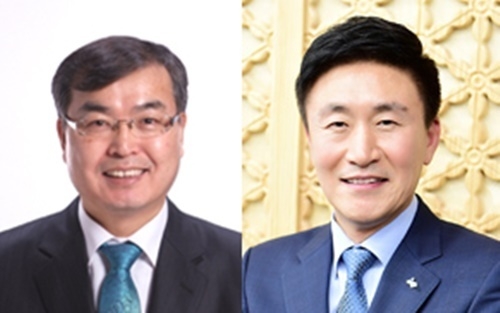 수원시청소년재단 이사장을 맡게 된 송영완 전 영통구청장(왼쪽), 수원문화재단 이사장을 맡게 된 길영배 전 권선구청장(오른쪽)이 9일 취임한다.