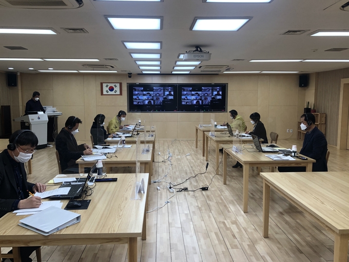 하남시가 지난 5일 온라인으로 협의회를 개최, 스마트시티 통합플랫폼 기반 구축 사업 준공 보고회를 마쳤다. (사진=하남시 제공)