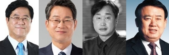 이기우 전 국회의원, 유문종 민주당 정책위 부의장, 김준혁 한신대 교수, 이필근 경기도의원.(왼쪽부터 경기신문 D/B) 