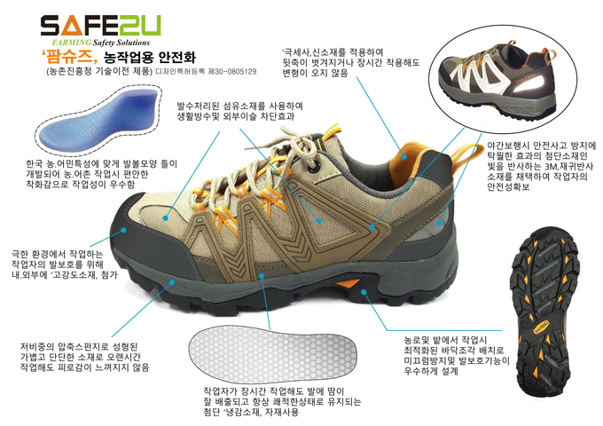 광주시가 농업인을 대상으로 미끄럼 방지용 안전화를 보급한다. (사진=광주시 제공)