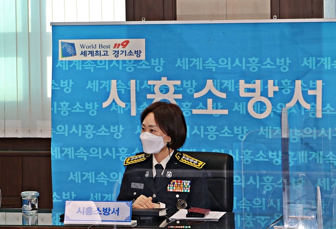 한선 시흥소방서장. (사진=시흥소방서 제공)