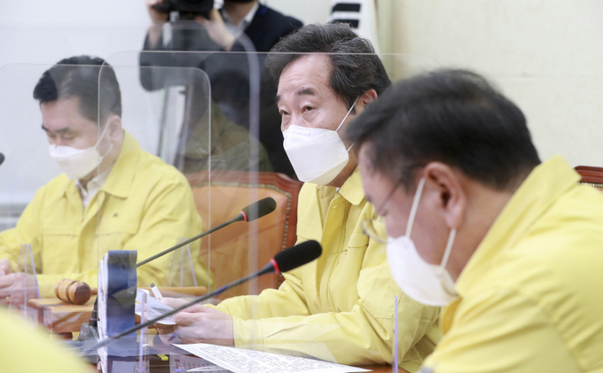 더불어민주당 이낙연 대표가 24일 국회에서 열린 최고위원회의에서 발언하고 있다. (사진= 연합뉴스) 