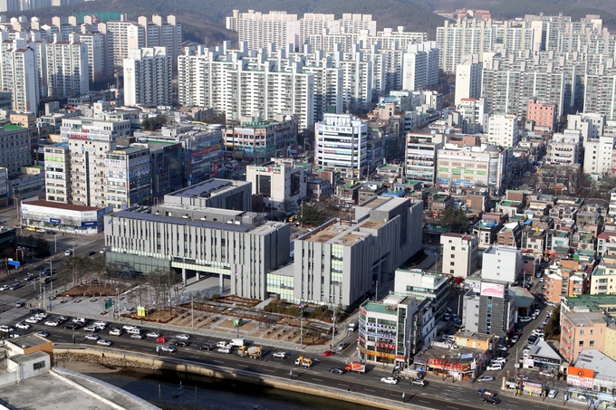 아파트 리모델링에 대한 관심이 높아진 용인시 수지구의 모습 (사진=용인시)
