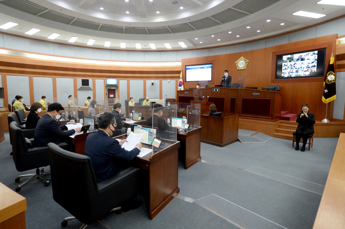 오산시의회는 지난 8일 제257회 임시회 제1차 본회의를 시작으로 5일간의 의정활동에 들어갔다(사진=오산시의회 제공)