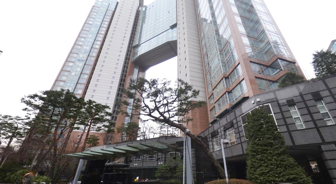 성남시 분당구에 위치한 주거용 오피스텔 타임브릿지 (사진=네이버 지도)