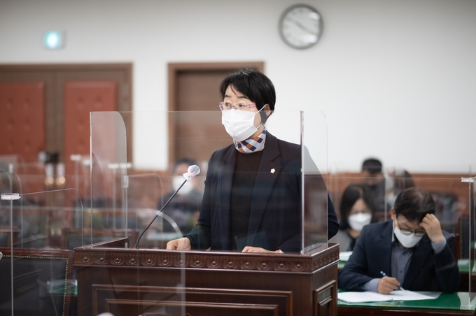 남양주시의회 박은경 의원이 제277회 임시회에서 ‘남양주시 빈집 및 소규모주택 정비에 관한 조례 일부개정조례안’을 대표 발의했다.(사진=남양주시의회 제공)
