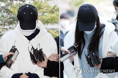 8살 딸 상해 혐의 계부(사진 왼쪽)와 친모. (사진=연합뉴스 제공)