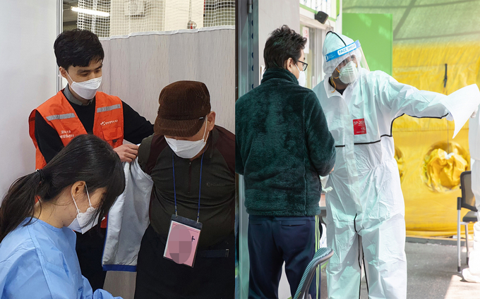 자원봉사자 윤성태(사진 왼쪽)씨와 칸 사자드(오른쪽)씨 (사진=인천시 서구 제공)