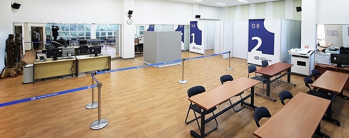 의정부성모병원 코로나19 예방접종센터.
