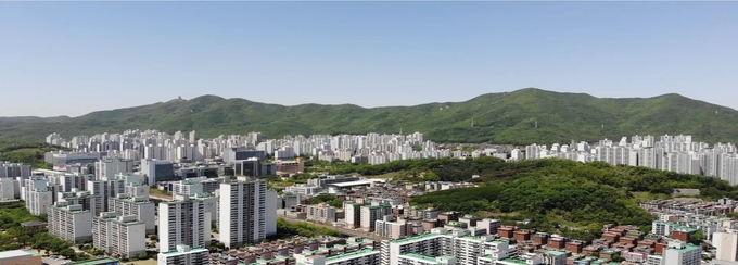군포시 전경.