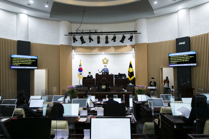 화성시의회가 16일 제202회 임시회 제1차회의를 시작으로 12일 간의 일정에 들어갔다.(사진=화성시의회 제공)
