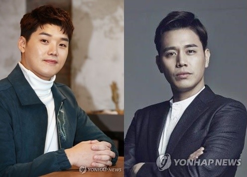 방송인 권혁수와 뮤지컬 배우 손준호. (사진=연합뉴스)